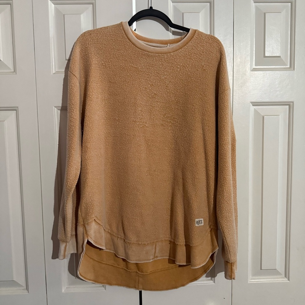 Stylish Mustard Yellow Crewneck Sweater